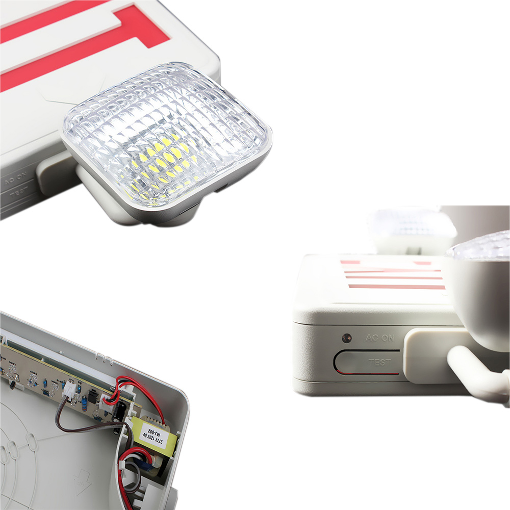 Exit Sign with EmeRed Emergency Exit Lights with Battery Backup - 1 Pac Exit Sign with EmeRed Emergency Exit Lights with Battery Backup - 1 Pac